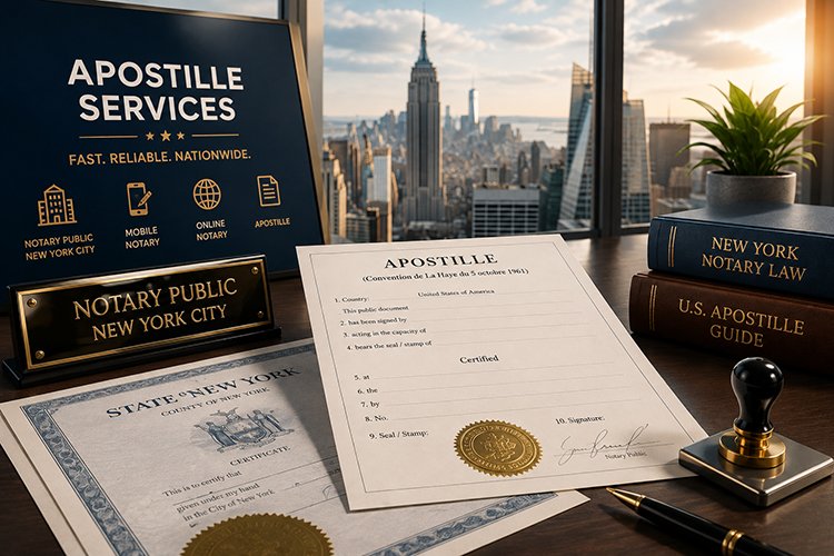 Professional apostille service in the Bronx for document authentication and international use